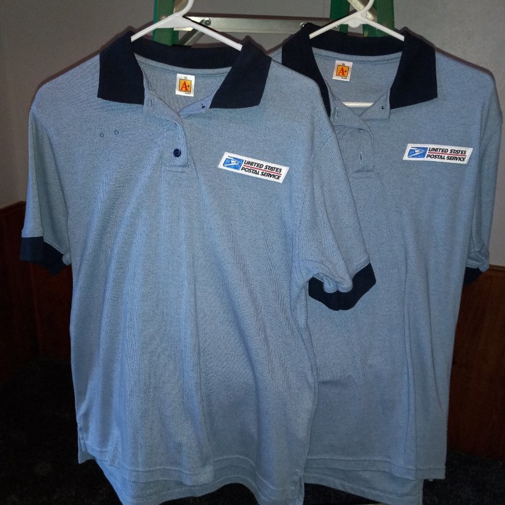 Ladies A+ USPS Clerk short sleeved polo shirts